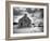 Infrared Image of a Derelict Farmhouse Near Arivruach, Isle of Lewis, Hebrides, Scotland, UK-Nadia Isakova-Framed Photographic Print