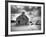 Infrared Image of a Derelict Farmhouse Near Arivruach, Isle of Lewis, Hebrides, Scotland, UK-Nadia Isakova-Framed Photographic Print