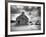 Infrared Image of a Derelict Farmhouse Near Arivruach, Isle of Lewis, Hebrides, Scotland, UK-Nadia Isakova-Framed Photographic Print