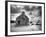 Infrared Image of a Derelict Farmhouse Near Arivruach, Isle of Lewis, Hebrides, Scotland, UK-Nadia Isakova-Framed Photographic Print