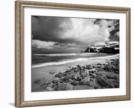 Infrared Image of Dalmore Beach, Isle of Lewis, Hebrides, Scotland, UK-Nadia Isakova-Framed Photographic Print