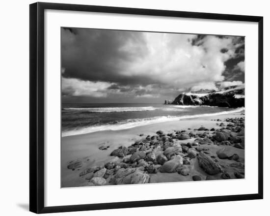 Infrared Image of Dalmore Beach, Isle of Lewis, Hebrides, Scotland, UK-Nadia Isakova-Framed Photographic Print