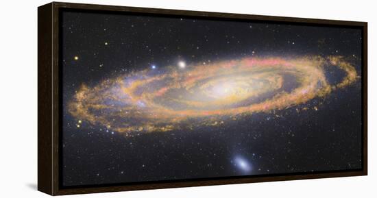 Infrared Image Of The Andromeda Galaxy-null-Framed Premier Image Canvas