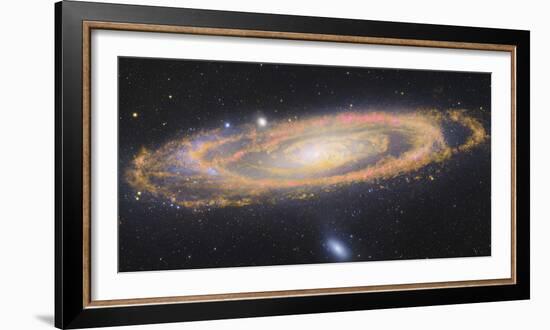 Infrared Image Of The Andromeda Galaxy-null-Framed Photographic Print