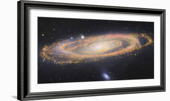 Infrared Image Of The Andromeda Galaxy-null-Framed Photographic Print