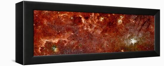 Infrared Image of the Center of the Milky Way Galaxy-Stocktrek Images-Framed Premier Image Canvas