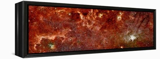 Infrared Image of the Center of the Milky Way Galaxy-Stocktrek Images-Framed Premier Image Canvas