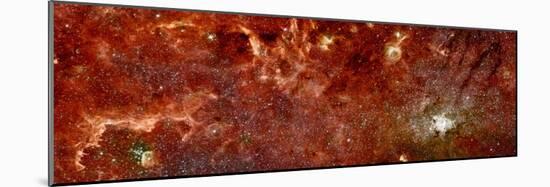 Infrared Image of the Center of the Milky Way Galaxy-Stocktrek Images-Mounted Photographic Print