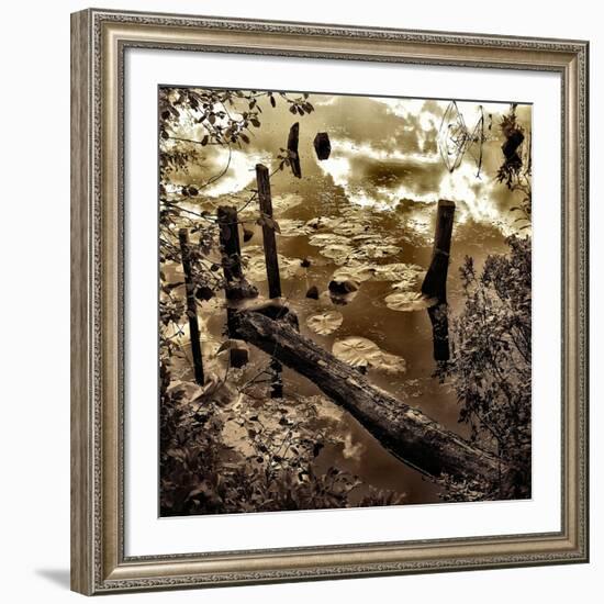 Infrared Pond 10-Jean-François Dupuis-Framed Art Print