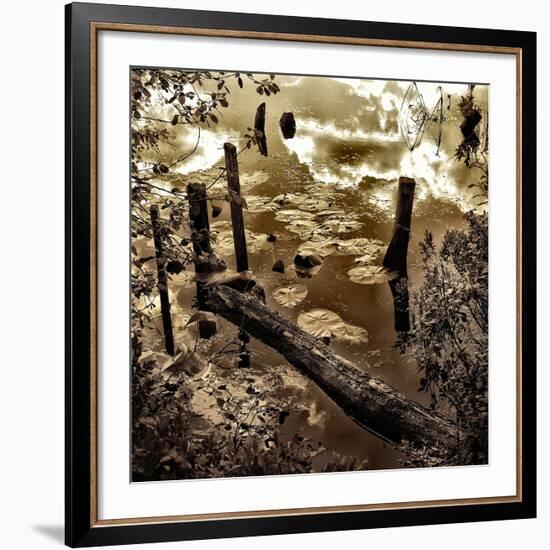 Infrared Pond 10-Jean-François Dupuis-Framed Art Print