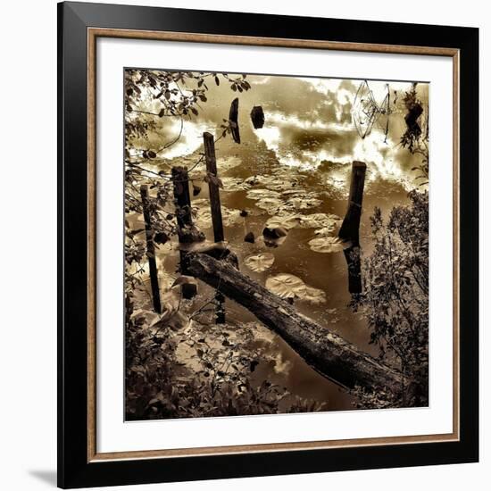 Infrared Pond 10-Jean-François Dupuis-Framed Art Print