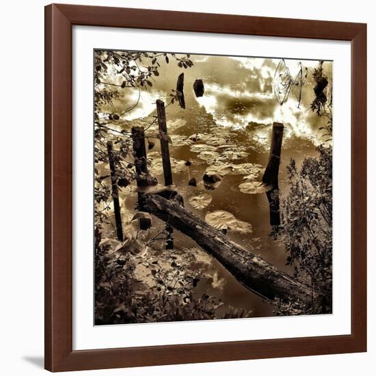 Infrared Pond 10-Jean-François Dupuis-Framed Art Print