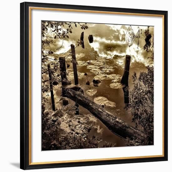 Infrared Pond 10-Jean-François Dupuis-Framed Art Print