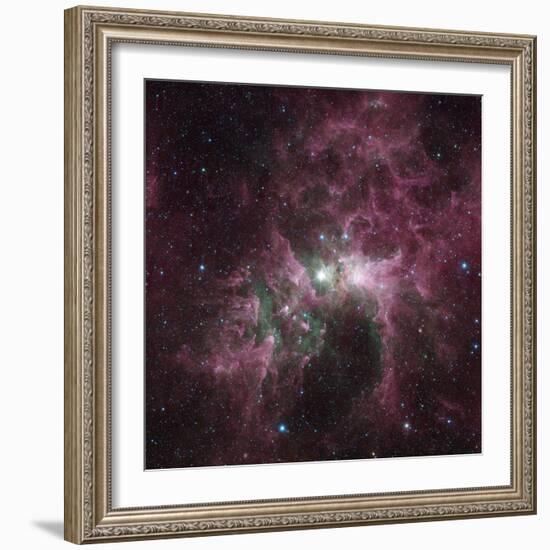 Infrared View of the Carina Nebula-null-Framed Photographic Print