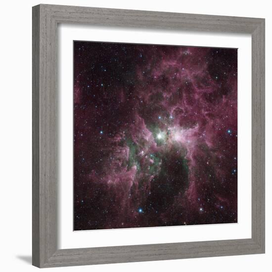 Infrared View of the Carina Nebula-null-Framed Photographic Print