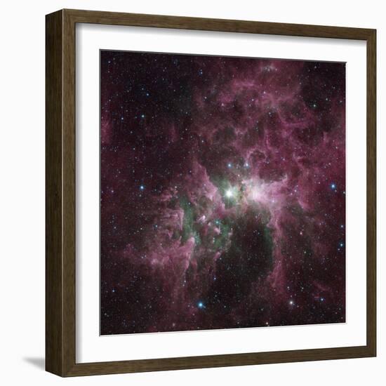 Infrared View of the Carina Nebula-null-Framed Photographic Print