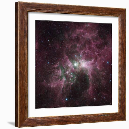 Infrared View of the Carina Nebula-null-Framed Photographic Print