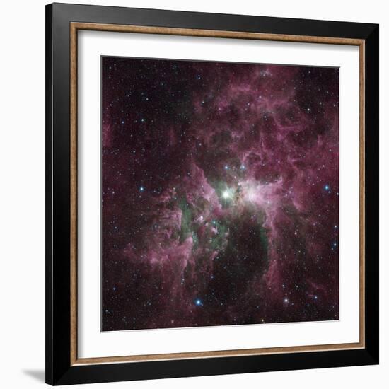 Infrared View of the Carina Nebula-null-Framed Photographic Print