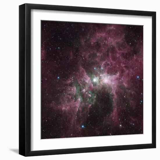 Infrared View of the Carina Nebula-null-Framed Photographic Print