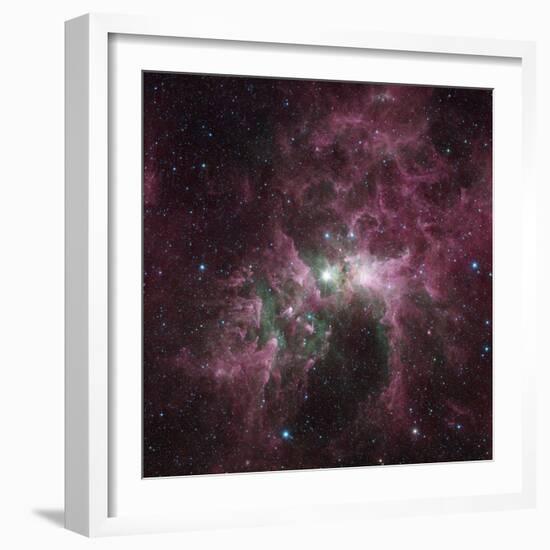 Infrared View of the Carina Nebula-null-Framed Photographic Print