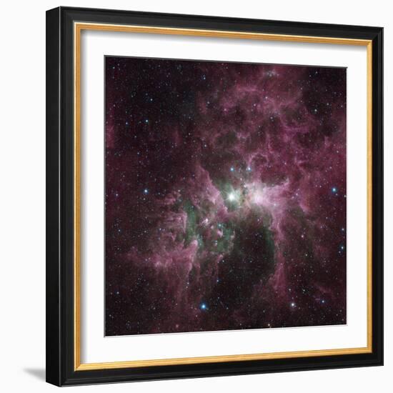 Infrared View of the Carina Nebula-null-Framed Photographic Print