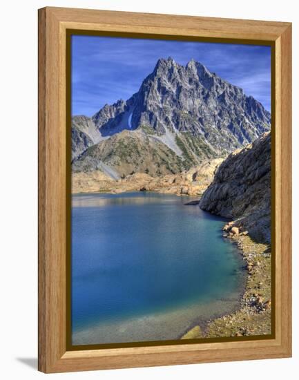 Ingalls Lake and Mt. Stuart, Alpine Lakes Wilderness, Washington, Usa-Jamie & Judy Wild-Framed Premier Image Canvas