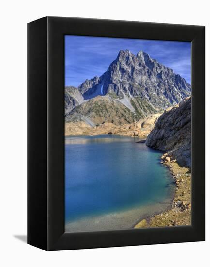 Ingalls Lake and Mt. Stuart, Alpine Lakes Wilderness, Washington, Usa-Jamie & Judy Wild-Framed Premier Image Canvas