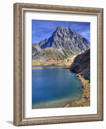 Ingalls Lake and Mt. Stuart, Alpine Lakes Wilderness, Washington, Usa-Jamie & Judy Wild-Framed Photographic Print