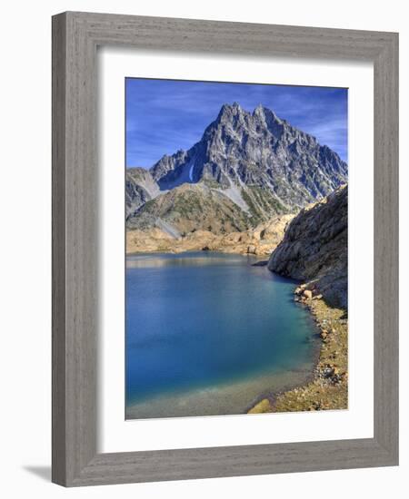 Ingalls Lake and Mt. Stuart, Alpine Lakes Wilderness, Washington, Usa-Jamie & Judy Wild-Framed Photographic Print