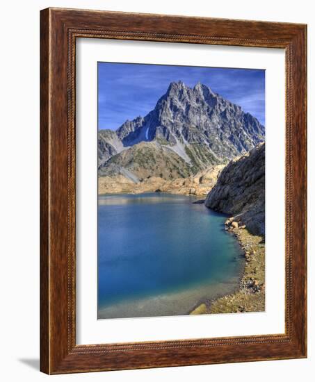 Ingalls Lake and Mt. Stuart, Alpine Lakes Wilderness, Washington, Usa-Jamie & Judy Wild-Framed Photographic Print