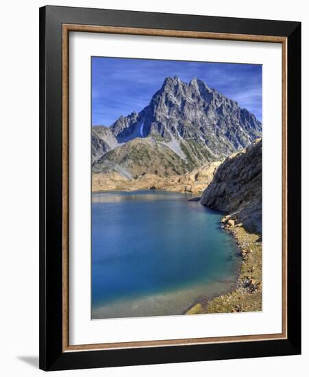 Ingalls Lake and Mt. Stuart, Alpine Lakes Wilderness, Washington, Usa-Jamie & Judy Wild-Framed Photographic Print