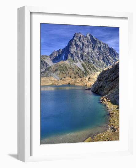 Ingalls Lake and Mt. Stuart, Alpine Lakes Wilderness, Washington, Usa-Jamie & Judy Wild-Framed Photographic Print