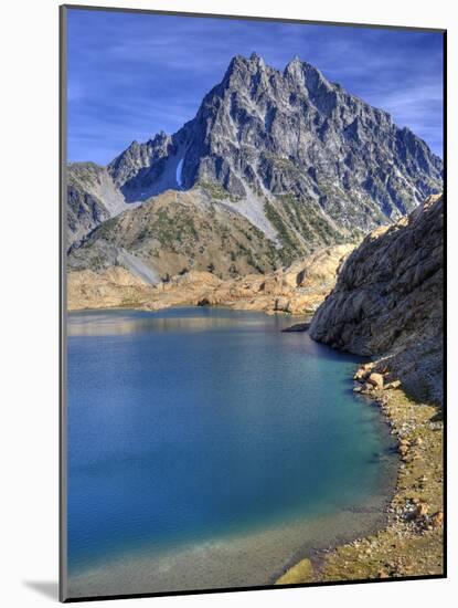 Ingalls Lake and Mt. Stuart, Alpine Lakes Wilderness, Washington, Usa-Jamie & Judy Wild-Mounted Photographic Print