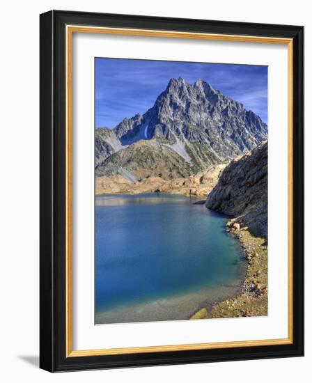 Ingalls Lake and Mt. Stuart, Alpine Lakes Wilderness, Washington, Usa-Jamie & Judy Wild-Framed Photographic Print