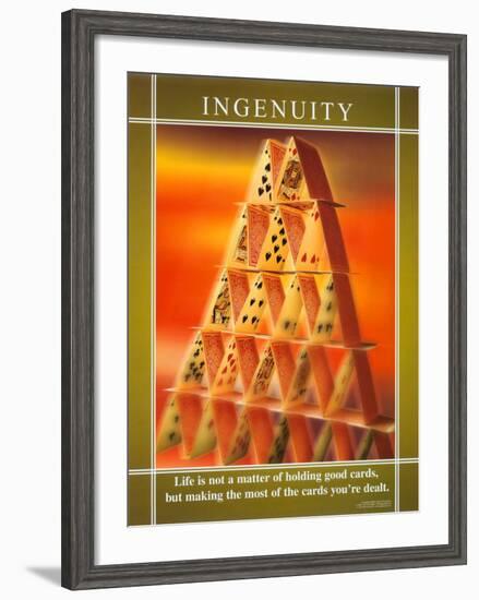 Ingenuity-null-Framed Art Print