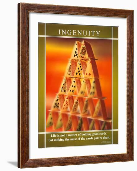 Ingenuity-null-Framed Art Print