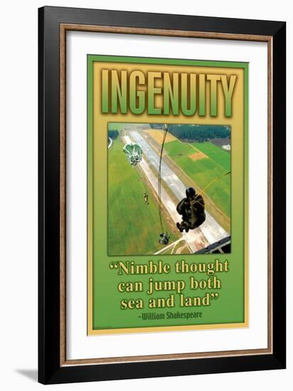 Ingenuity-null-Framed Art Print