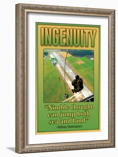 Ingenuity-null-Framed Art Print