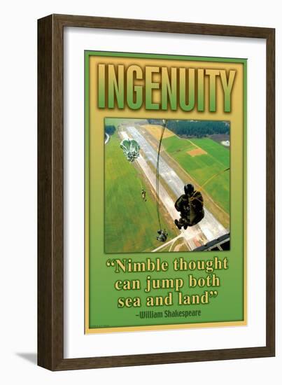 Ingenuity-null-Framed Art Print