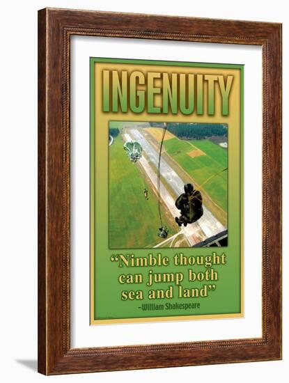 Ingenuity-null-Framed Art Print