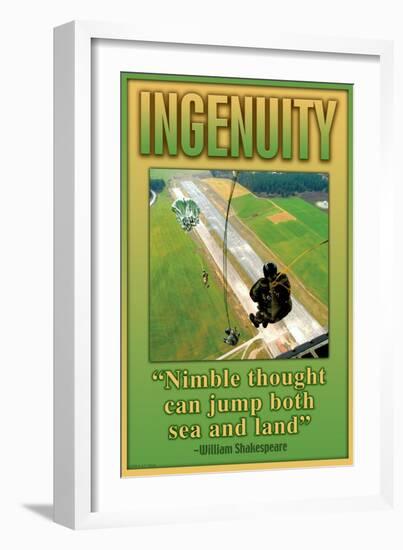 Ingenuity-null-Framed Art Print