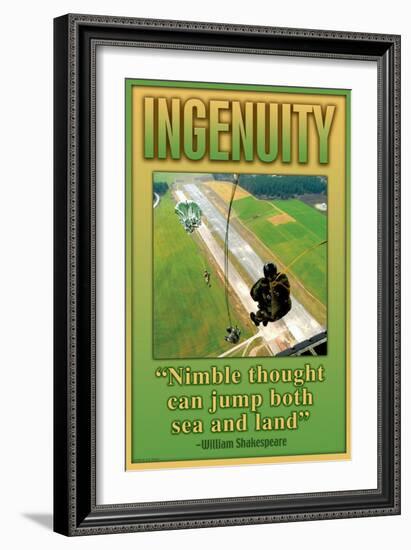 Ingenuity-null-Framed Art Print