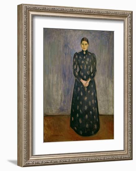 Inger Munch, The Artist's Sister, 1892-Edvard Munch-Framed Giclee Print