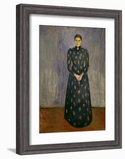 Inger Munch, The Artist's Sister, 1892-Edvard Munch-Framed Giclee Print