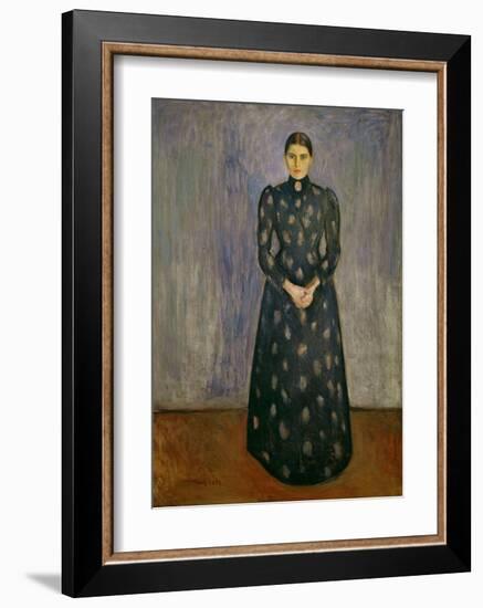 Inger Munch, The Artist's Sister, 1892-Edvard Munch-Framed Giclee Print