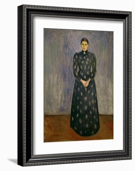 Inger Munch, The Artist's Sister, 1892-Edvard Munch-Framed Giclee Print