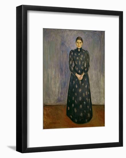 Inger Munch, The Artist's Sister, 1892-Edvard Munch-Framed Giclee Print