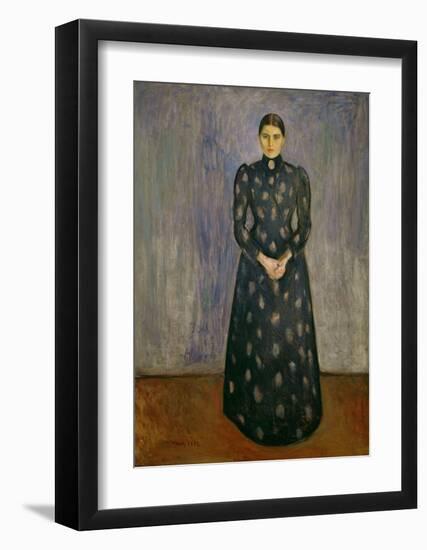 Inger Munch, The Artist's Sister, 1892-Edvard Munch-Framed Giclee Print