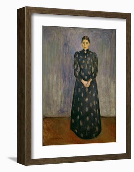 Inger Munch, The Artist's Sister, 1892-Edvard Munch-Framed Giclee Print