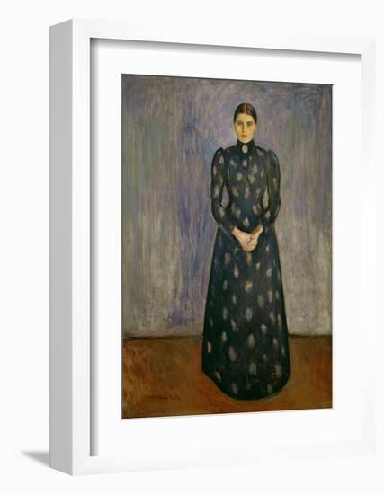 Inger Munch, The Artist's Sister, 1892-Edvard Munch-Framed Giclee Print